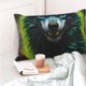 thumbnail image 4 of Fotbe Fluorescent Wolf Funda de Almohada Decorativa Estilo Occidental, Lujo en Algodón, Fundas para Almohadas King, Cojín Estampado para Decoración del Hogar-14"x20", 4 of 6
