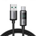thumbnail image 1 of JOYROOM S-A16 Pro 1.2m USB-A to Type-C Data Cable 66W Fast Charging Cable with Digital Display, 1 of 5