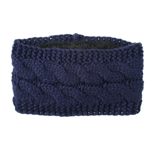 Bandeau en Laine Tricotée Chaud pour Femme Automne Hiver, Élastique, Couvre-Chef, Accessoire pour Cheveux