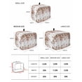 thumbnail image 2 of Eucalyptus Leaves Toaster Cover 4 Slice, Large Kitchen Appliance Covers, Grey Pink Summer Botanical Toaster Oven Cover with Loop, Bread Machine Cover Polyester Dust Cover Protection, 2 of 4