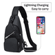 thumbnail image 3 of Bolso Pechera Para Hombres Mochila Bandolera Cruzada Xtellar gris, 3 of 4