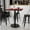 Mahogany, variant on BizChair 36'' Square Natural Laminate Table Top with 24'' Round Bar Height Table Base