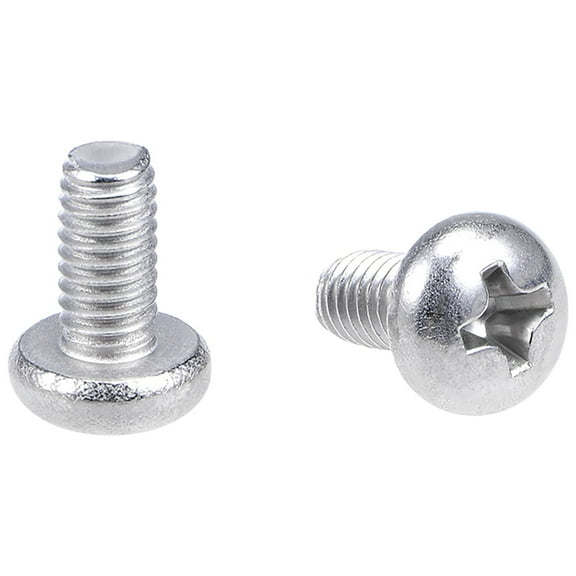Unique Bargains M4x8mm Machine Screws Pan Phillips Cross Head Screw Fasteners Bolts 20Pcs
