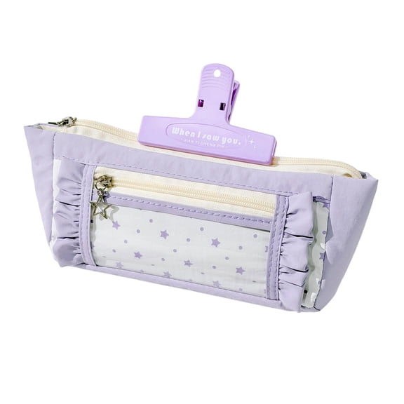 Back to School Supplies Under 1 Pencil Case Stylish Durable Versatile Zipper Pencil Case Large Pencil Bag for Girls Boys Students #692