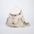 thumbnail image 2 of Sweet And Cute Simple Ins Strap Drawstring Backpack,Beige, 2 of 2