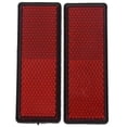 thumbnail image 3 of Réflecteurs Rectangulaires Rouges Universels pour Motos Vélos Tout-Terrain Vélos de Terre, 3 of 5