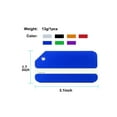 thumbnail image 4 of Unique Bargains Travel Suitcase Luggage Tags Bag Labels Aluminum Blue 2/7 Pack, 4 of 6
