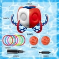 thumbnail image 7 of FeBohao Octopus Pool Toys, 2-in-1  Inflatable Basketball Hoop & Ring Toss Yard Games Family Party, 7 of 7