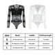 thumbnail image 2 of Lencería de encaje para mujer, Babydoll erótico con cuello en V, ropa de club encantadora, negro, S Noticed XX0182-01B, 2 of 7