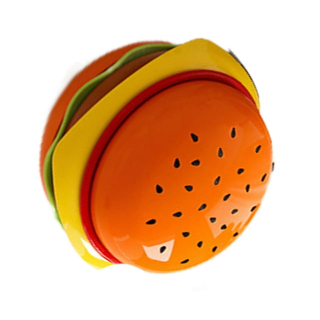 Hamburger Plate Set, 6Pcs Stackable ABS Plastic Serving Dishes, Novelty Burger Shaped Bowls for Snacks Salads Desserts, Fun Tableware for Party BBQ Dining Decor
