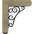 thumbnail image 3 of 4"W x 20"D x 23"H Tristan Craftsman Ironcrest Rough Sawn Bracket, Douglas Fir (1 1/2"W x 12"D x 15"H Iron Bracket), 3 of 5