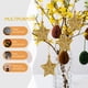 thumbnail image 2 of ColoMX 24pcs Árbol de Navidad Decoración decorativa decoración de plástico para ornamentos estrella de cinco puntas, 2 of 8