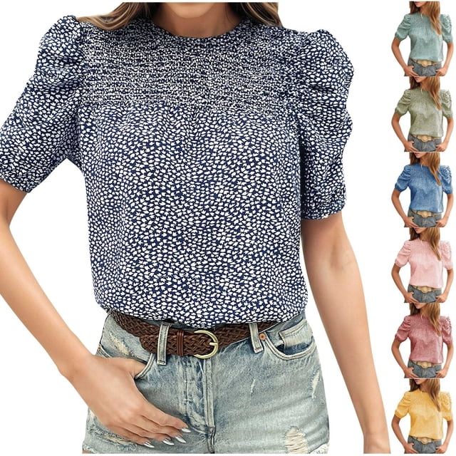 SYVGVA Blouse Courte d'Été pour Femmes, Haut Grande Taille pour Femmes, Chandail à Manches Longues à Rayures Colorées, Chandail à Capuche, Vert Armée, m