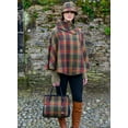 thumbnail image 6 of Mucros Weavers Irish Plaid Poncho for Women Made in Ireland 100% Irish Wool Tweed, 6 of 6