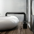 thumbnail image 5 of Avallon 8 in. Widespread, 2-Handle Wheel, Bathroom Faucet in Matte Black, 5 of 10