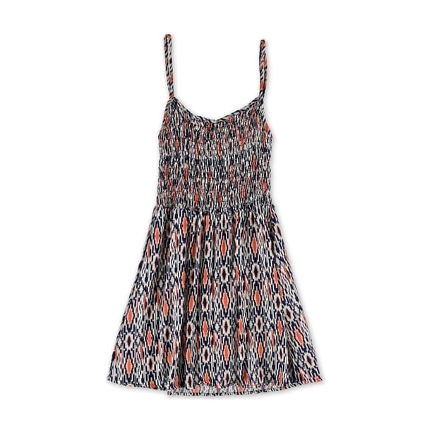 Aeropostale Womens Printed Shift Dress, Multicolor, X-Small