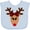 Blue, variant on Inktastic Cute Girl Reindeer with Buffalo Plaid Bow Boys or Girls Baby Bib