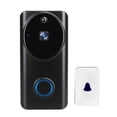 thumbnail image 3 of Monstrate HD 1080P Smart WiFi Video Timbre Cámara Intercomunicador visual IP Timbre de puerta Inalámbrico Cámara de seguridad para el Electrodomésticos Negro Timbre+DingDong Monstrate HA005269-02, 3 of 6
