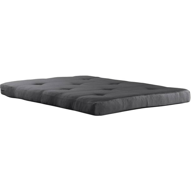 Mainstays 6" Tufted Futon Mattress, Gray