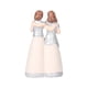 thumbnail image 4 of Fiudx Estatua Del Ángel de La Amistad, Figura de Resina Pintada a Mano, Celebra El Vínculo Entre Hermanas, Compañeras o Vecinas, Decoración para Todo El Año, Regalo Inspirador para Mujeres, Tamaño 3, 4 of 5