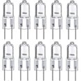 thumbnail image 1 of 10pcs G6.35 Halogen Bulb 35w 50w 12v Dimmable Capsule Bulb Gy6.35 Landscape Light For Under Cabinet, 1 of 5