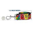 thumbnail image 6 of Mattel Pet Leash, Dog Leash, UNO Cards Lineup Stack Multi Color, 6 Feet Long 1.0 Inch Wide, 6 of 6