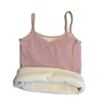 thumbnail image 1 of Qarigey Ropa interior de mujer Chaleco sin mangas Invierno Cálido Clima frío Base térmica Base Calentador de mezcla Prendas para la parte del cuerpo Rosado Tamaño libre, 1 of 6