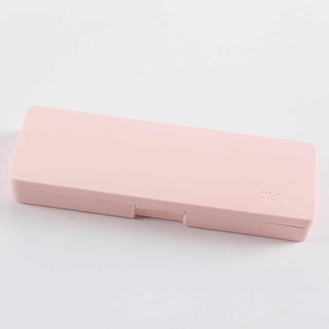 Caja de papelería esmerilada PP para niña, caja de lápices de almacenamiento multifuncional, caja de acabado de escritorio, papelería de aprendizaje, regalo Wmkox8yii HFSH3283