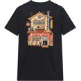thumbnail image 1 of Camiseta de manga corta, 100% algodón, estampado a doble cara, unisex, cuello redondo, 1 of 7