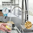 thumbnail image 3 of WOWOW Pull Down Sprayer Kitchen Faucet with Drinking Water Filter, 3 of 8