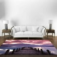 thumbnail image 3 of Bridesmaid Gift Rugs, Landscape Rugs, Large Rug, Beautiful Clouds Rugs, Wedding Rug, Dock Landscape Rugs, Salon Decor Rugs, Runner Rugs, 2.6'x6.5' - 80x200 cm, 3 of 8