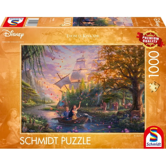 Thomas Kinkade Disney Pocahontas Jigsaw Puzzle, 1000 Pieces Schmidt Spiele 59688