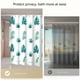 thumbnail image 4 of Cortina de ducha para baño, tela impermeable para inodoro, resistente a perforaciones, sin restricciones, cortina de bloqueo de alta gama, cortina de puerta divisoria de ducha, 4 of 5