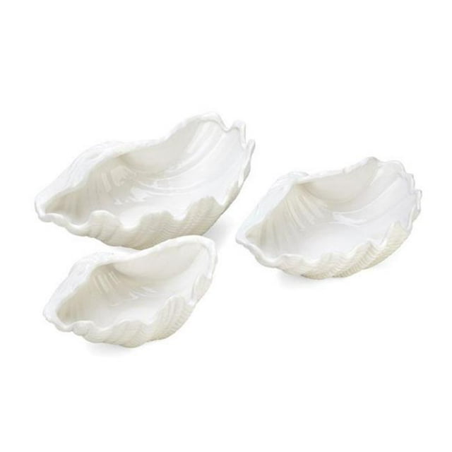 Imax 20431-3 Bols de Corail&44; Blanc - Lot de 3