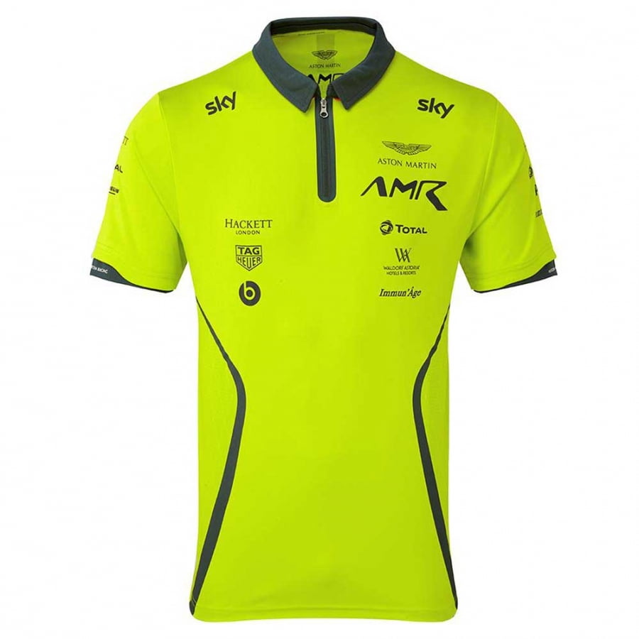 Aston Martin Racing Aston Martin Racing Lime Green Team Polo Shirt