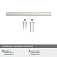 thumbnail image 5 of Amerock Merced 5-1/16 inch (128mm) Center-to-Center Satin Nickel Cabinet Pull, 5 of 7