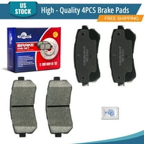 YXPCARS 4PCS Rear Ceramic Brake Pads (BD1398) for Kia Cadenza Sportage Forte Forte5 Forte Koup Rio Rio5 Hyundai Sonata Tucson Elantra Accent
