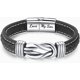 thumbnail image 1 of Mother And Son Forever Linked Braided Leather Bracelet Knotted Bracelet For Men Inspirational Birthday Gift From Mom (1 Pc), 1 of 4
