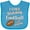Turquoise, variant on Inktastic Papaw Football Grandson Gift Boys or Girls Baby Bib