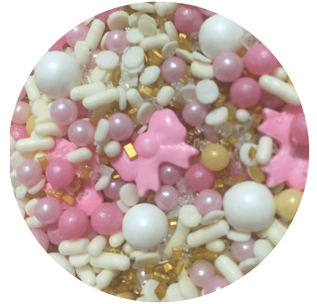 Sprinkle Deco® Baby Bow Edible Decoration Confetti Sprinkles Cake Cookie Cupcake IceCream Donut Quins