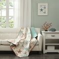 thumbnail image 2 of Home Essence Ocean View Oversized Cotton Quilted Throw, 2 of 4