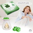 thumbnail image 3 of Eucalyptus Wax Melts -16 x5g Heart Shaped Wax Melts Eucalyptus Scented Wax Melts in a Deluxe Presentation Gift Box - Made in UK, 3 of 6