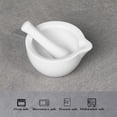thumbnail image 2 of Porcelain Mortar and Pestle, Ceramic Herb Grinder Pill Crusher Set (4.2-inch), 2 of 3