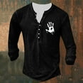 thumbnail image 2 of VJATTWR Men's Slim Fit Long Sleeve T-Shirt, Tapered Body and Sleeves, Modern Stylish Look M, 2 of 4
