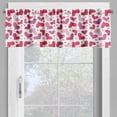 thumbnail image 2 of Ambesonne Valentines Window Valance, Affection, 54" X 18", Pink Ruby Dried Rose, 2 of 5