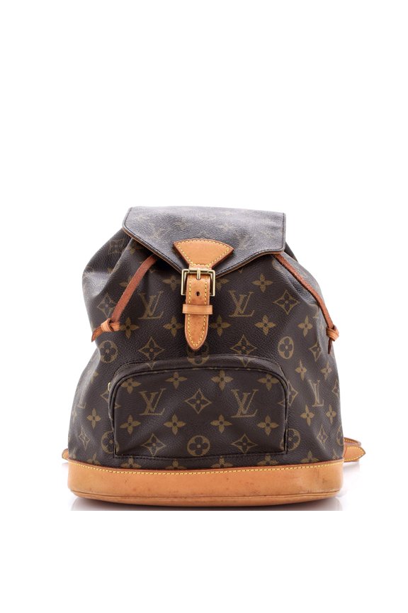 Pre-Owned Vintage Montsouris Backpack Monogram Canvas MM By Rebag