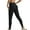 Black, variant on Women's Long-Length Pink Yoga Leggings | High Waist Activewear | Seamless Motion Comfort for Pilates & Gym S-2XL​