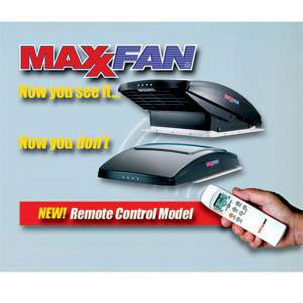 Maxxair 00-07500K Maxxfan Deluxe with Remote - Smoke