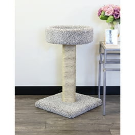 New Cat Condos Premier Round Multi Scratcher Color Beige Walmart