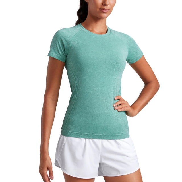 Remera CRZ YOGA sin costuras, transpirable, largo hasta la cadera